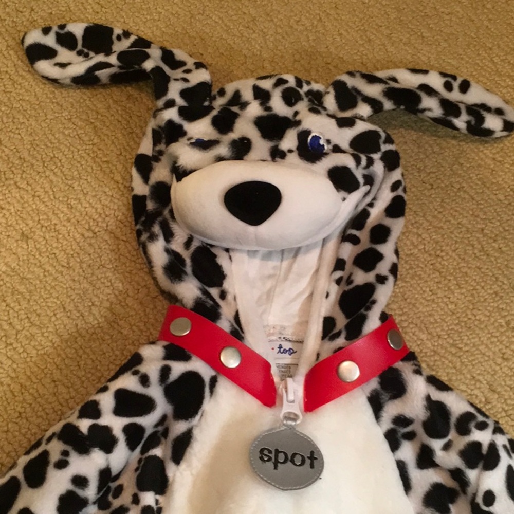 Le Top kids Halloween Dalmatian dog costume size 9M